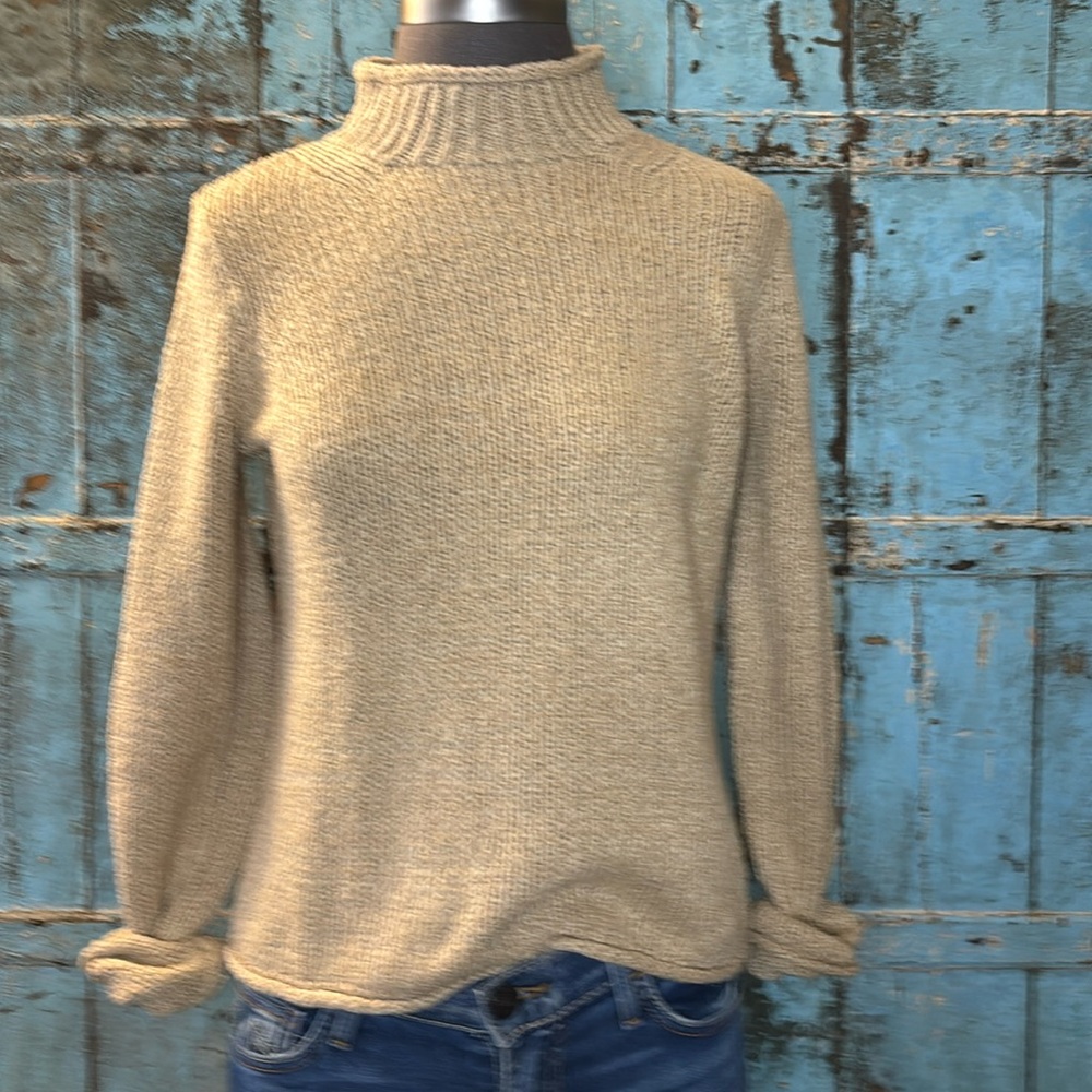 New! J.Crew Factory Classic Rollneck Sweater Camel XS